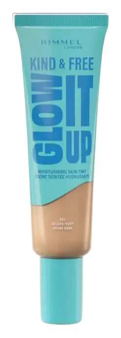 Rimmel London Kind & Free Glow It Up Hydrating Skin Tint 082 Golden Ivory