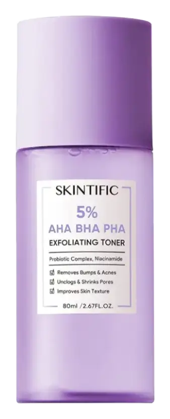 Skintific 5% AHA BHA PHA Exfoliating Toner