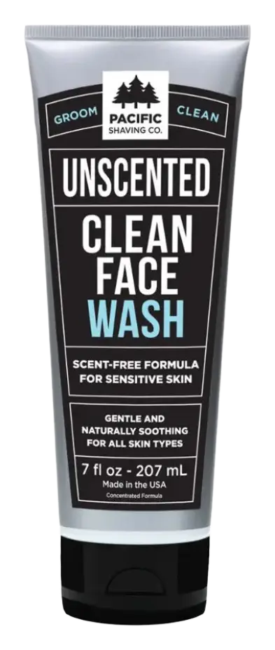 Pacific Shaving Company Clean (Unscented) Face Wash