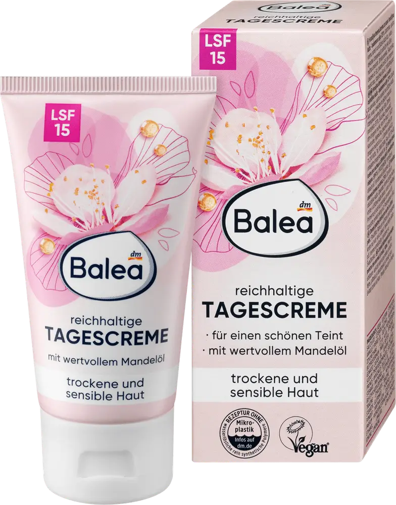 Balea Reichhaltige Tagescreme LSF 15
