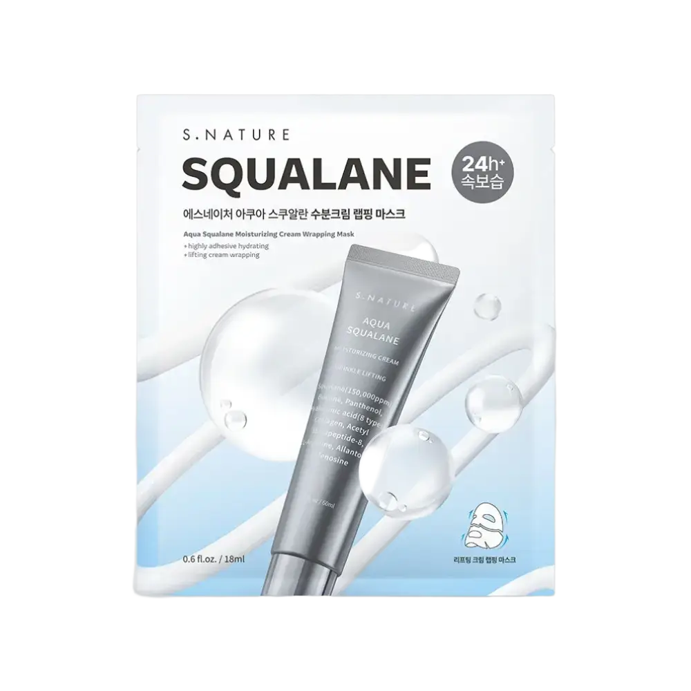 S.NATURE Aqua Squalane Moisturizing Cream Wrapping Mask