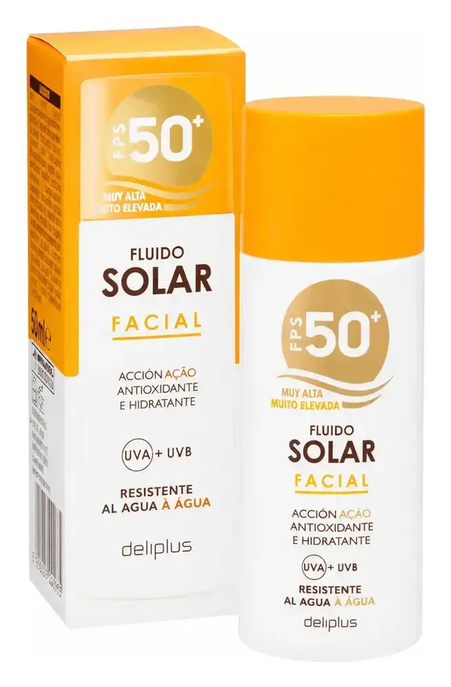 Deliplus Fluido Solar Facial FPS 50+