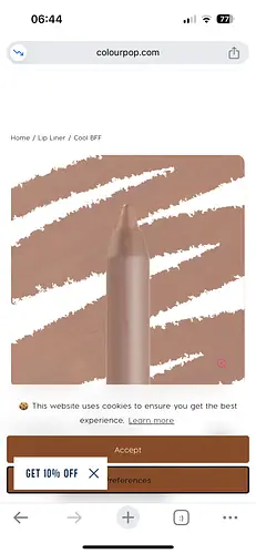 Colourpop Lippie Pencil BFF