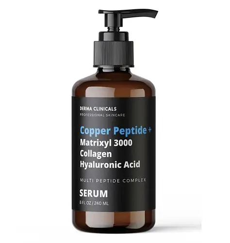 Derma Clinicals Copper Peptide + Matrixyl 3000, Collagen, Hyaluronic Acid Serum