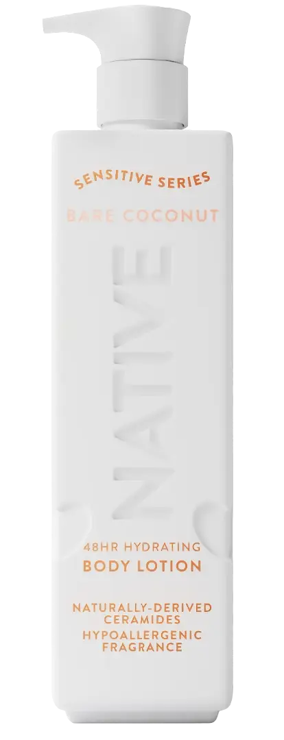Native Sensitive Series 48Hr Hydrating Body Lotion Bare Coconut
