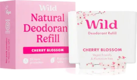 Wild Deodorant Refill Sensitive Cherry Blossom