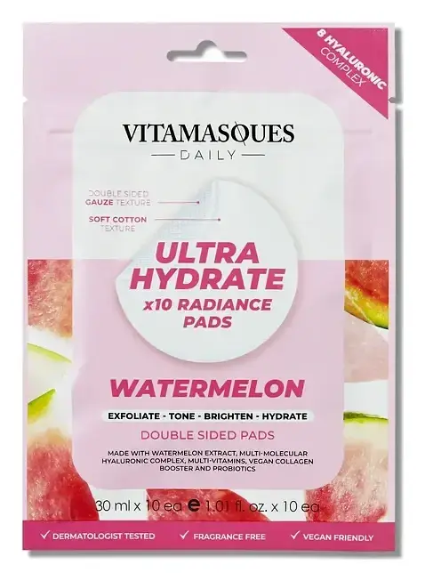 Vitamasques Ultra Hydrate Watermelon Face Pads