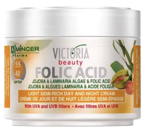 Victoria Beauty Jojoba, Hyaluronic Acid, & Laminaria Algae Light Semi-Rich Face Cream