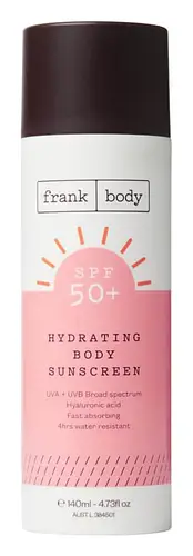frank body SPF50+ Hydrating Body Sunscreen