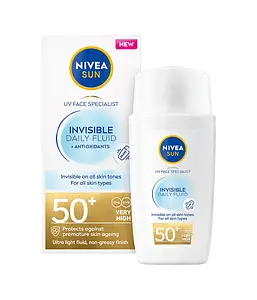 Nivea UV Face Invisible Daily Fluid SPF 50+ Sweden