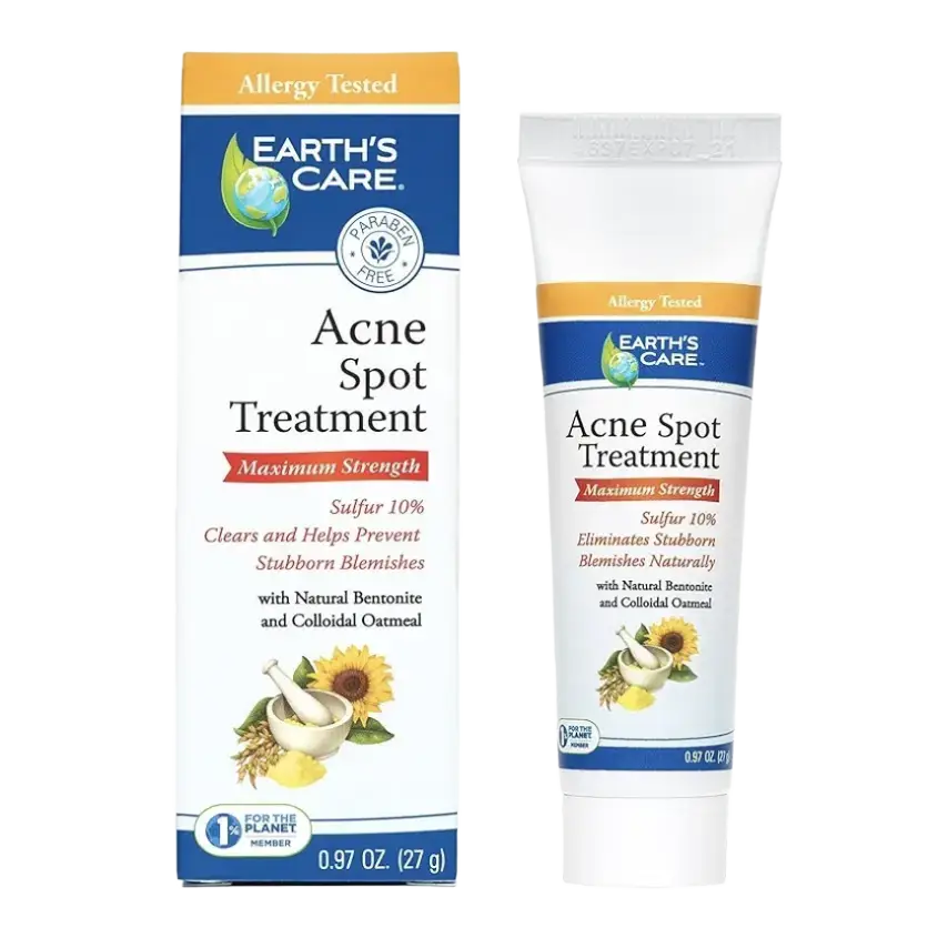 Earth's Care Acne Spot Treatment Sulfur 10%