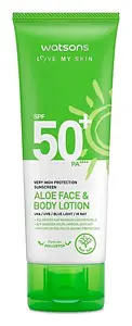 Watsons Aloe Vera Sunscreen Face & Body Lotion SPF50+ PA++++