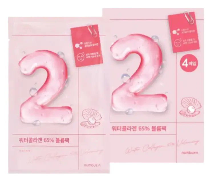 Numbuzin No.2 Water Collagen 65% Voluming Sheet Mask