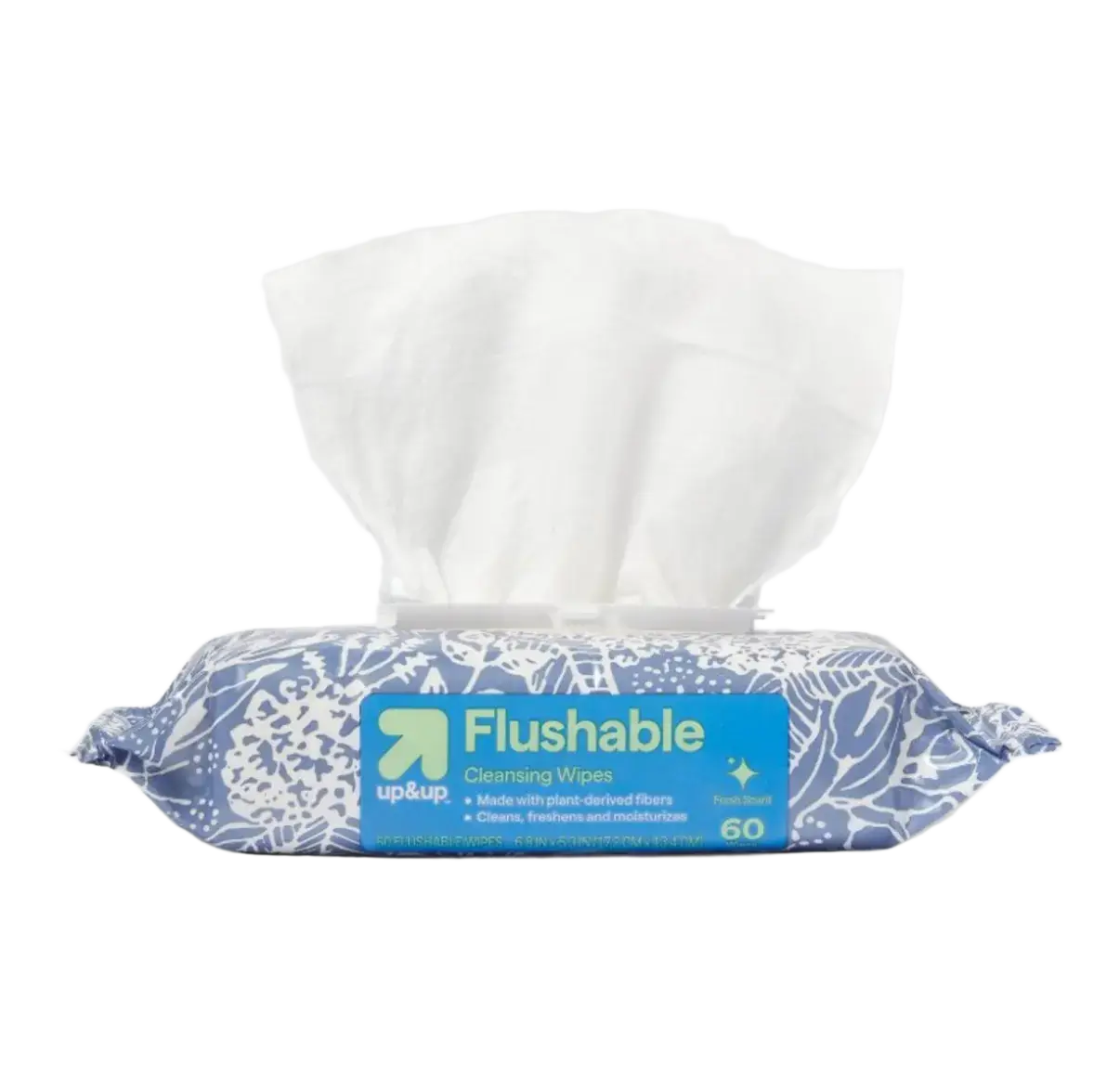 up&up Flushable Cleansing Wipes