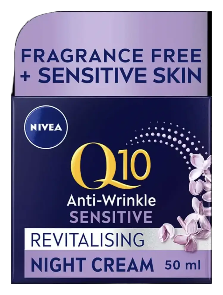 Nivea Q10 Power Anti-Wrinkle Sensitive Face Night Cream Moisturiser