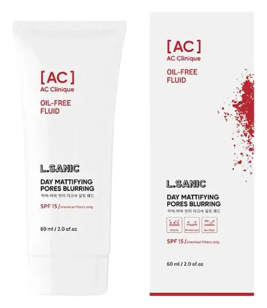 L.SANIC AC Clinic Mattifying Oil-Free Fluid SPF 15