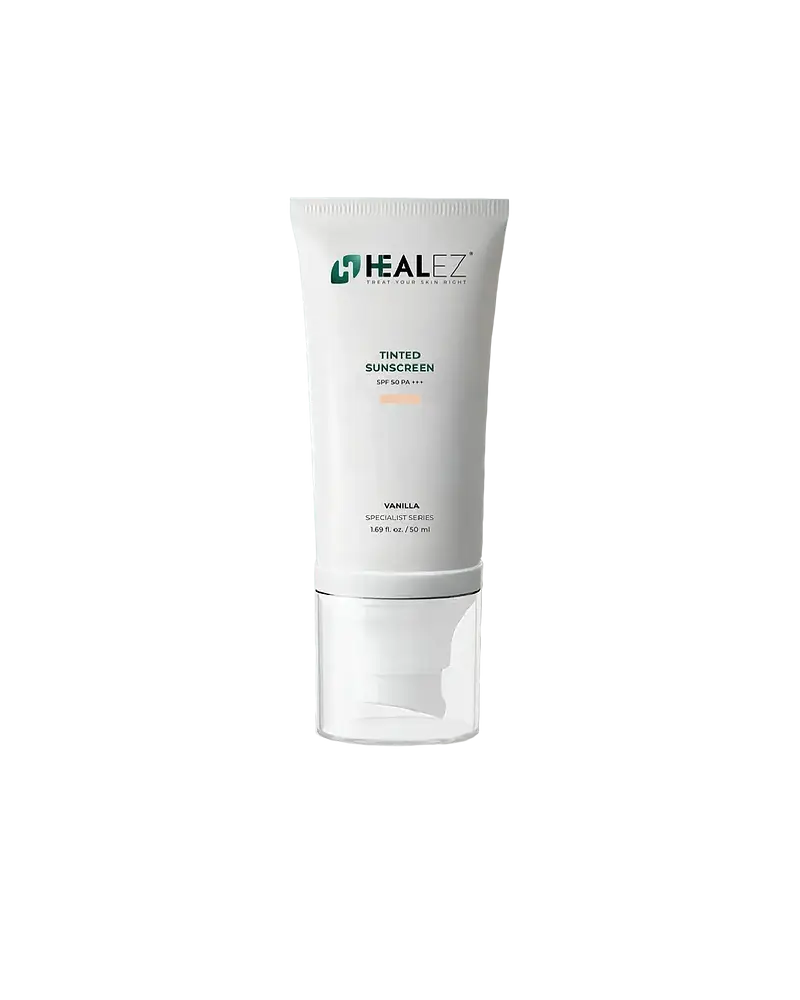 Healez Beauty Tinted Sunscreen SPF 50 Vanilla