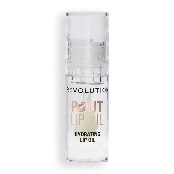 Revolution Beauty Pout Lip Oil Lychee Clear