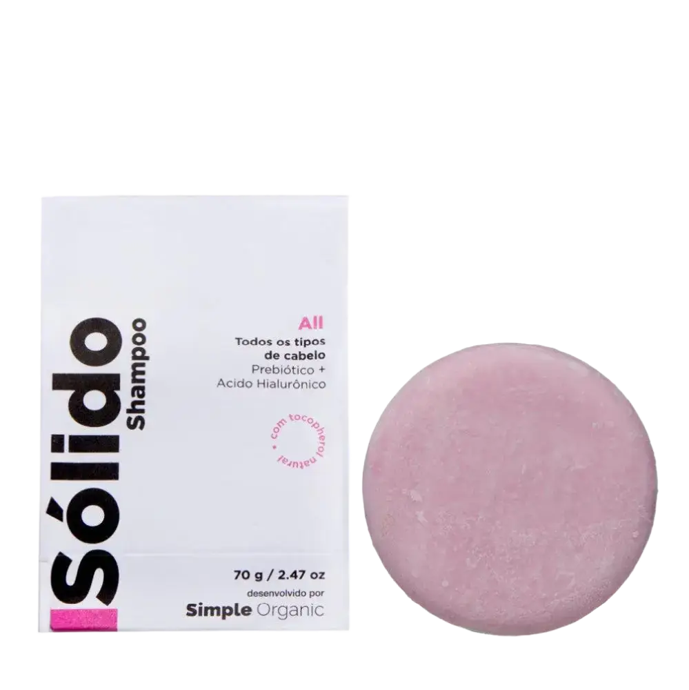 Simple Organic Isolido Shampoo Em Barra All