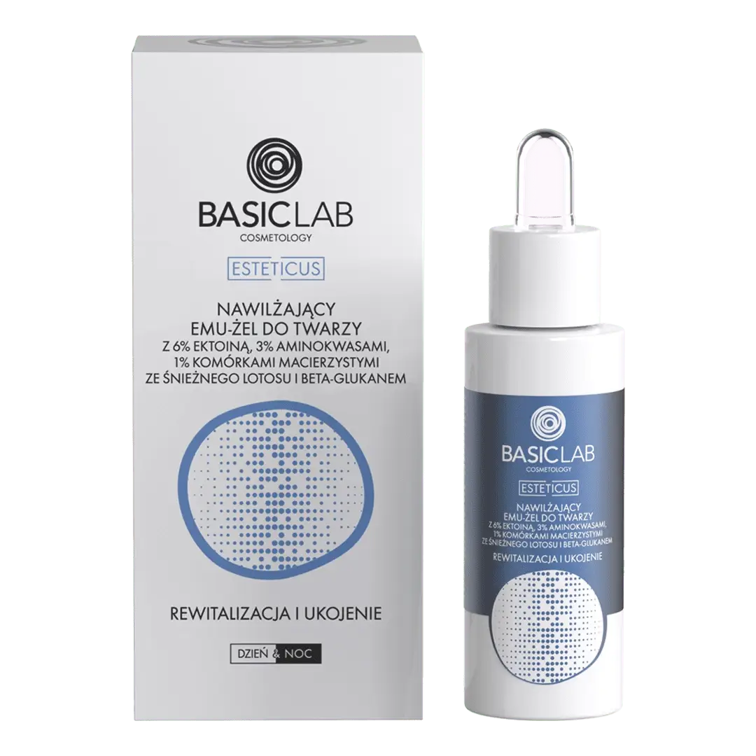 BasicLab Esteticus Moisturizing Emu-Gel With 6% Ectoin