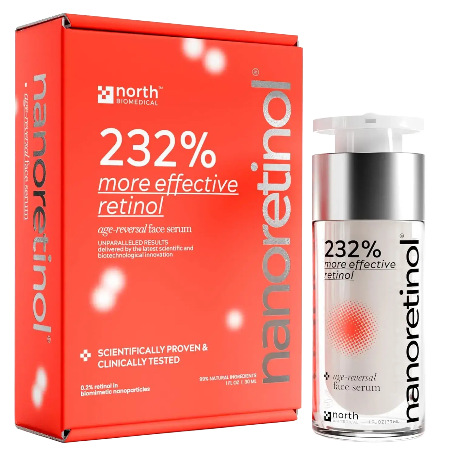 North Biomedical Nanoretinol Age-Reversal Face Serum