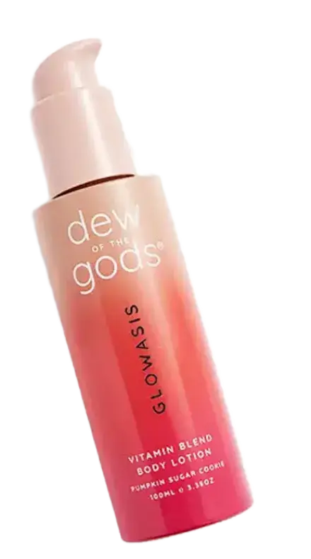 dew of the gods Glowasis Vitamin Blend Body Lotion Pumpkin Sugar Cookie