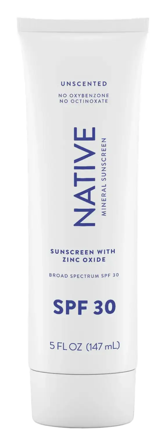 Native Body Mineral Sunscreen SPF 30 Unscented