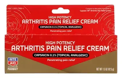 Rite Aid High Potency Arthritis Pain Relief Cream