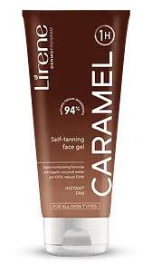Lirene Perfect Tan Self-Tanning Face Gel With Organic Coconut Water Caramel