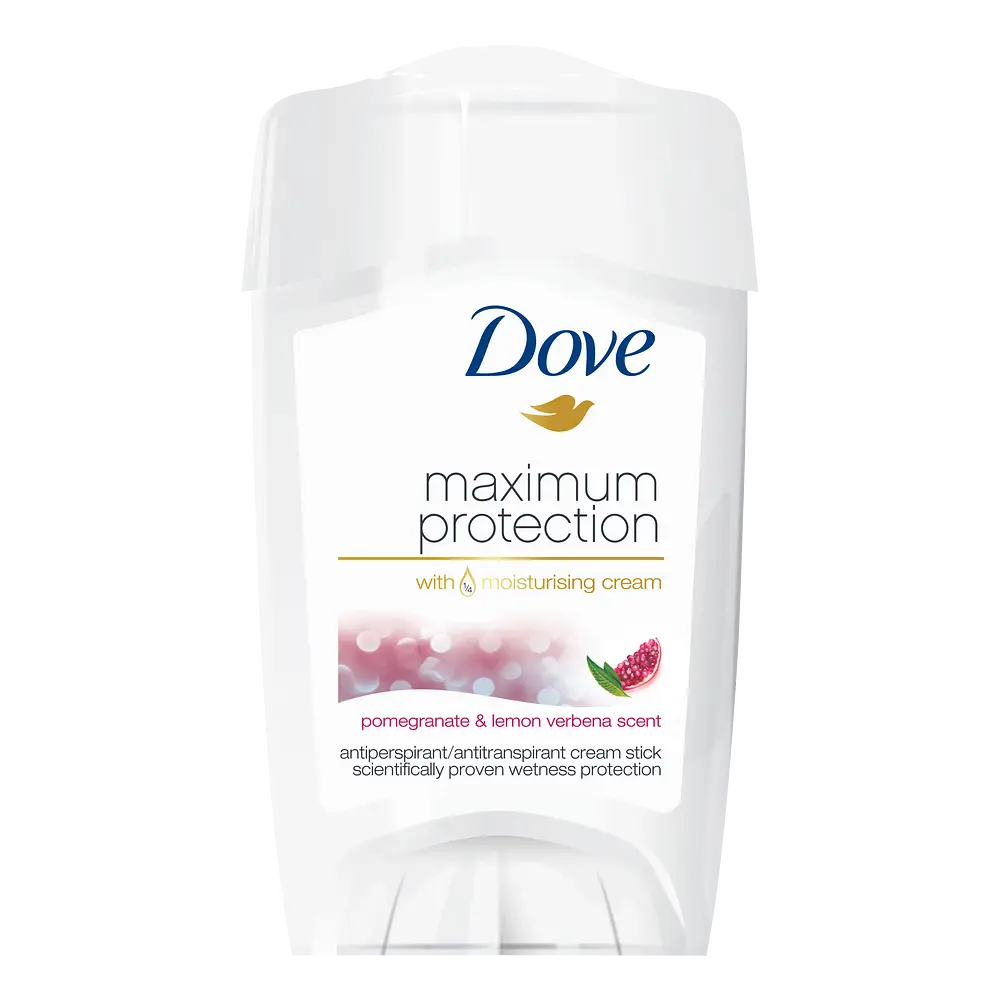 Dove Maximum Protection Antiperspirant Deodorant Cream Stick Pomegranate & Lemon Verbena