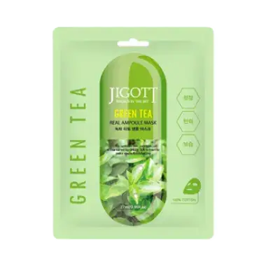 Jigott Real Ampoule Mask Green Tea