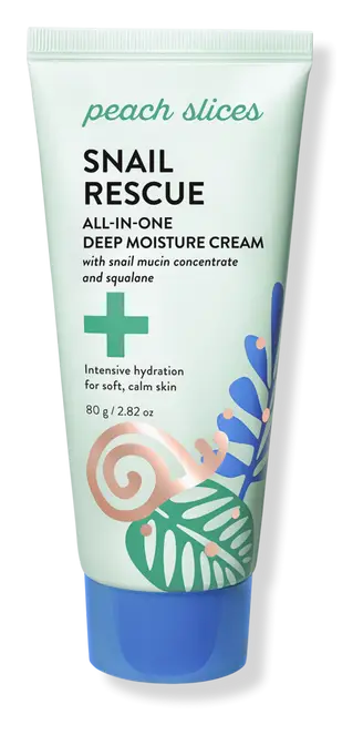 Peach Slices Snail Rescue All-In-One Deep Moisture Cream