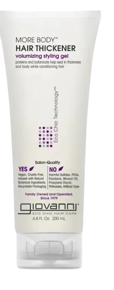 Giovanni More Body Hair Thickener Volumizing Styling Gel