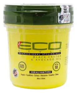 Eco Style Black Castor & Avocado Oil Styling Gel