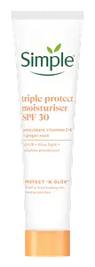 Simple Skincare Protect 'N' Glow Triple Protect Moisturizer SPF 30 UK