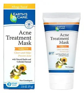 Earth's Care Acne Treatment Mask Sulphur 5%
