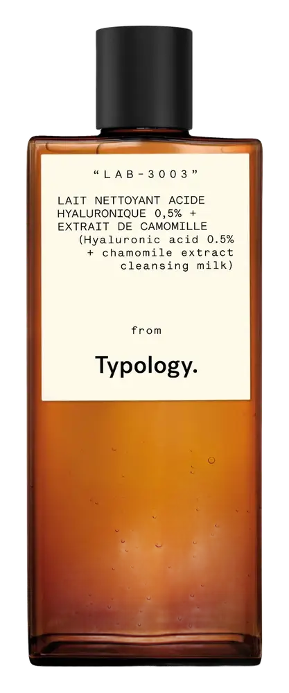 Typology Hydrating Cleansing Milk  Hyaluronic Acid 0.5% + Chamomile Extract