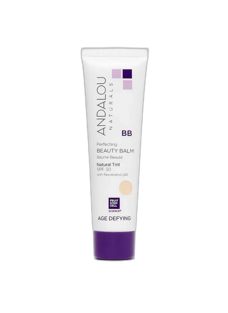 Andalou Naturals Age Defying Perfecting BB Beauty Balm Natural Tint SPF 30