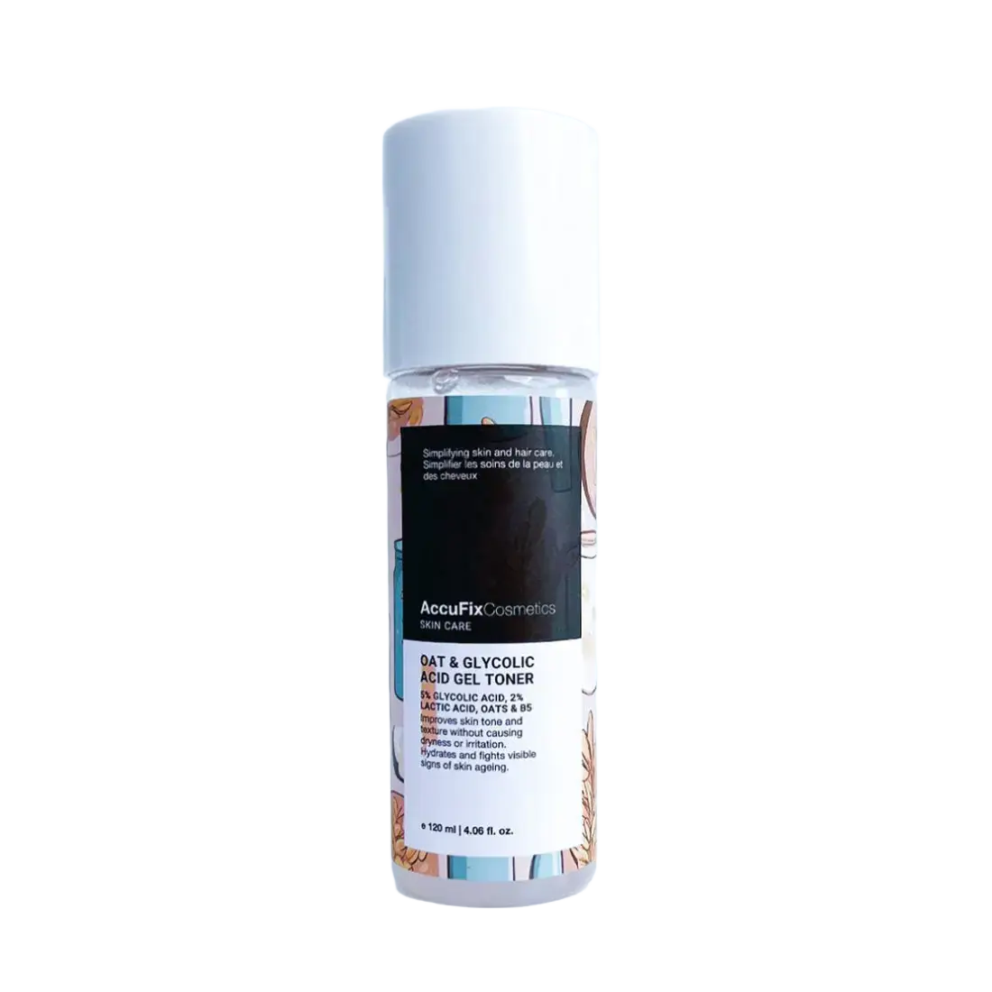 Accufix Cosmetics Oat & Glycolic Acid Gel Toner