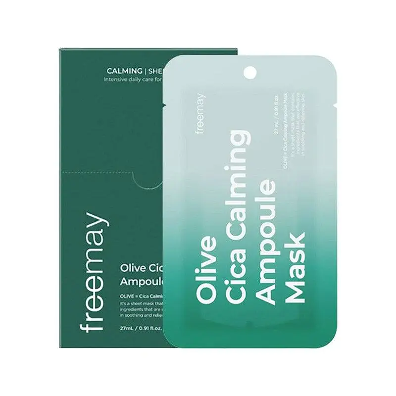 Freemay Olive Cica Calming Ampoule Mask