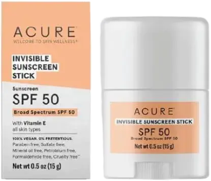 Acure Invisible Sunscreen Stick SPF 50