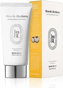 3Words 8Letters Soothing Watery Sun Cream SPF 50+
