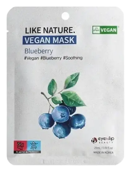 EYENLIP BEAUTY Like Nature Vegan Mask Blueberry