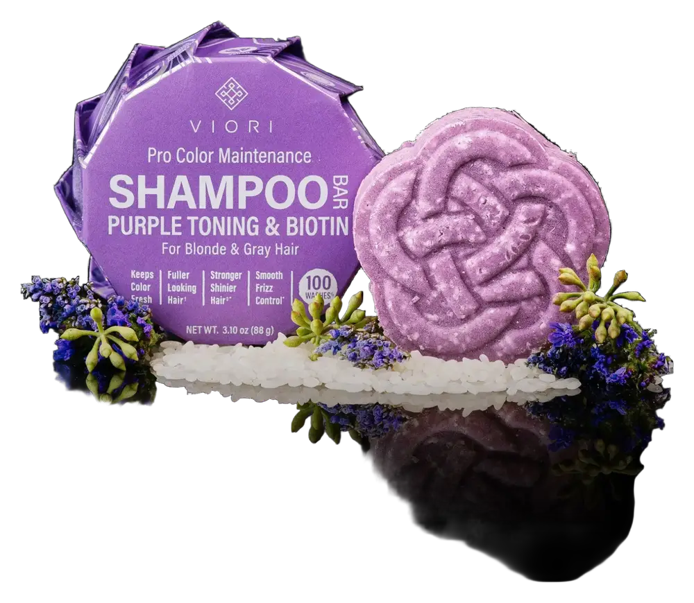 Viori Purple Shampoo Bar With Biotin
