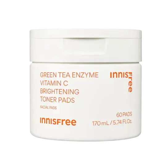 innisfree Green Tea Enzyme Vitamin C Brightening Toner Pads