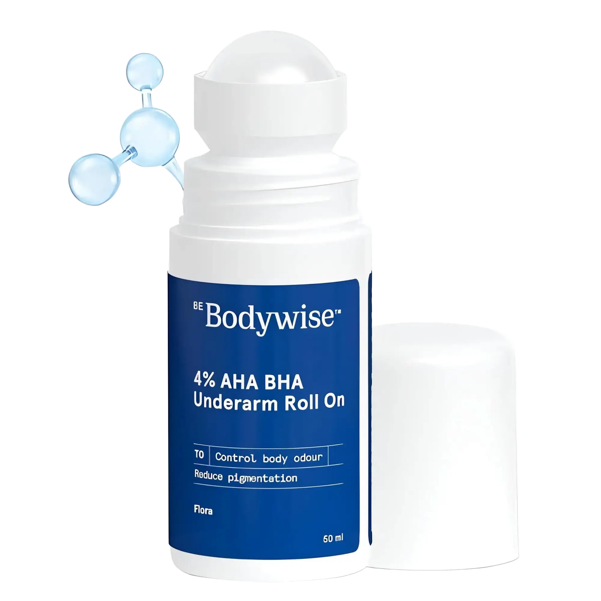 Be Bodywise 4% AHA BHA Underarm Roll On Flora