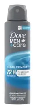 Dove Men+Care Clean Comfort Dry Spray Antiperspirant Deodorant