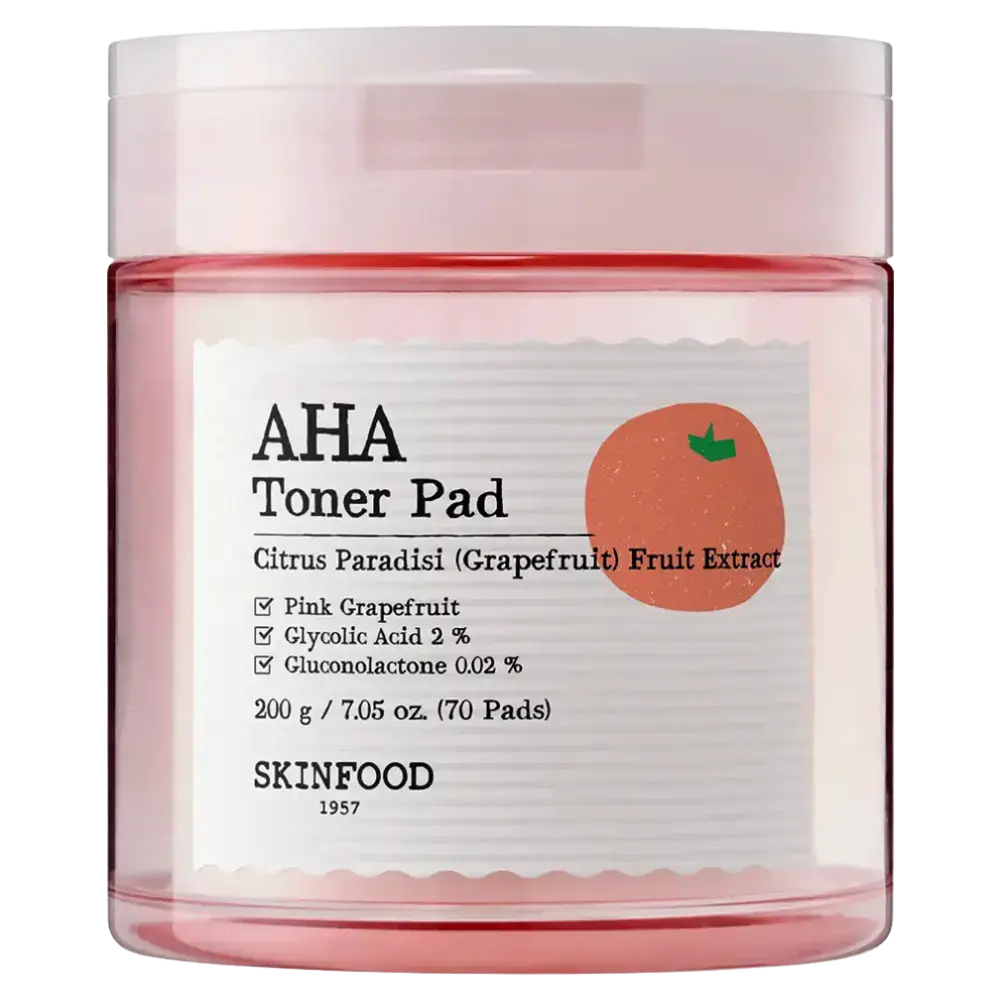 Skinfood Pink Grapefruit AHA Toner Pad