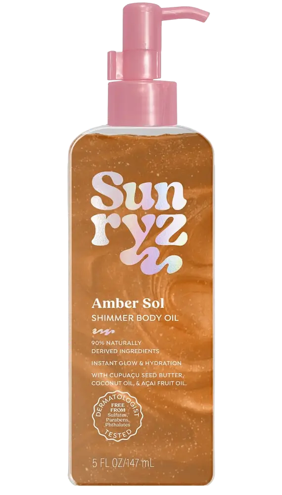 Sunryz Shimmer Body Oil Amber Sol