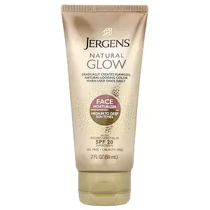 Jergens Skincare Natural Glow Face Moisturizer SPF 20 Medium to Deep